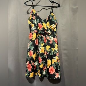 Lush Floral Midi Dress